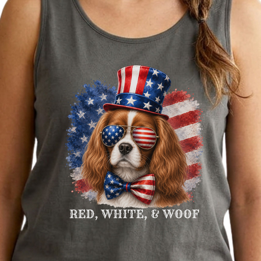 Patriotic Blenheim Cavalier Tank Top