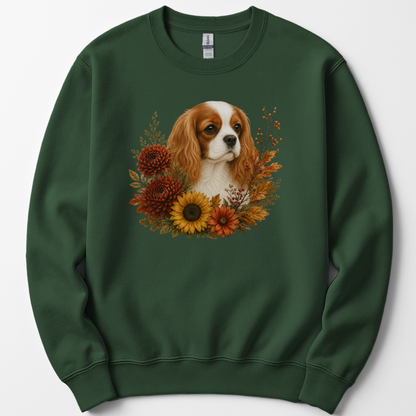 Blenheim Cavalier Autumn Floral Sweatshirt