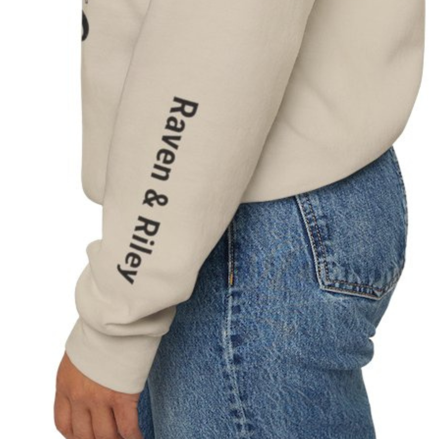 Personalized Dog Mom Sweatshirt, Custom Dog Names Sleeve, My Favorite People Have Paws Crewneck