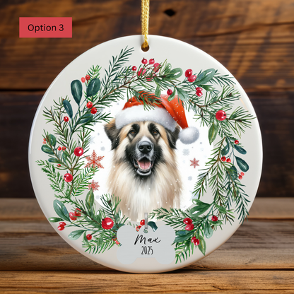 Personalized Anatolian Shepherd Christmas Ornament