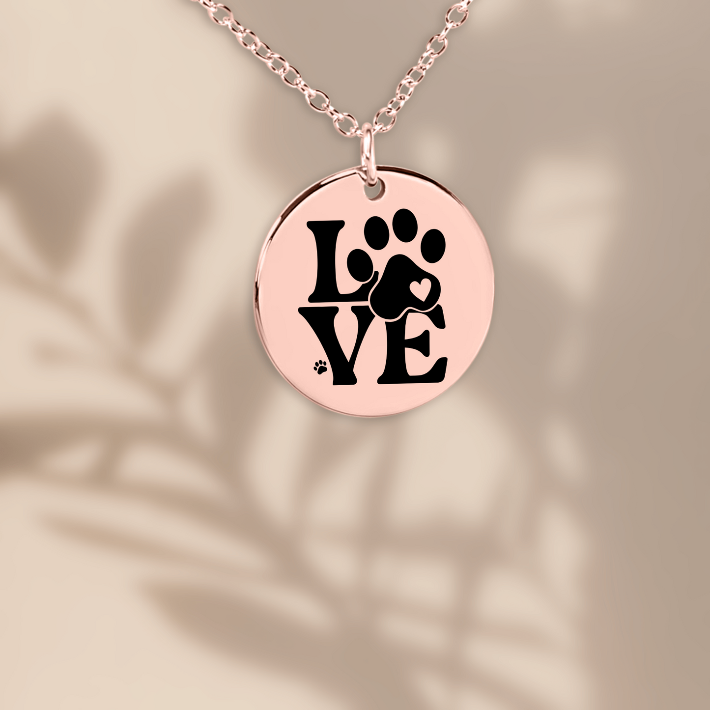 From Your Pet: “You Completed Me” Necklace – Gift for Pet Parents in Gold, Rose Gold, or Silver