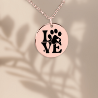 Load image into Gallery viewer, From Your Pet: “You Completed Me” Necklace – Gift for Pet Parents in Gold, Rose Gold, or Silver
