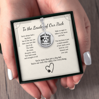 Load image into Gallery viewer, Personalized Dog Dad Leader of the Pack Keychain
