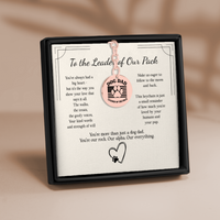 Load image into Gallery viewer, Personalized Dog Dad Leader of the Pack Keychain
