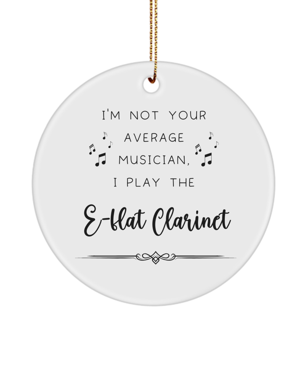 E-Flat Clarinet Coffee Ornament, Gifts for Best Musician Ever, Gift for E-Flat Clarinet Player, Christmas, Birthday, Event Keepsake