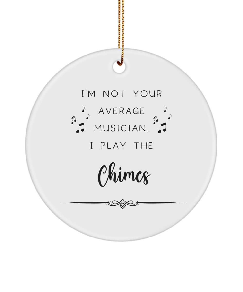 Chimes Coffee Ornament, Gifts for Best Musician Ever, Gift for Chimes Player, Christmas, Birthday, Event Keepsake