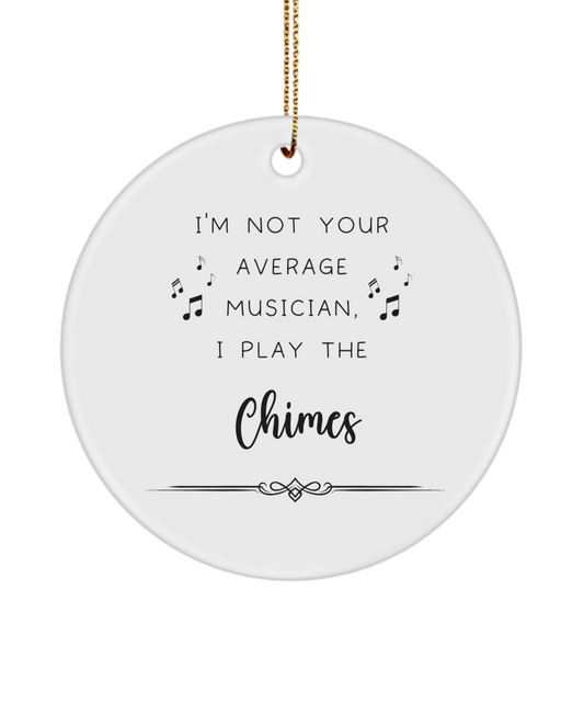 Chimes Coffee Ornament, Gifts for Best Musician Ever, Gift for Chimes Player, Christmas, Birthday, Event Keepsake