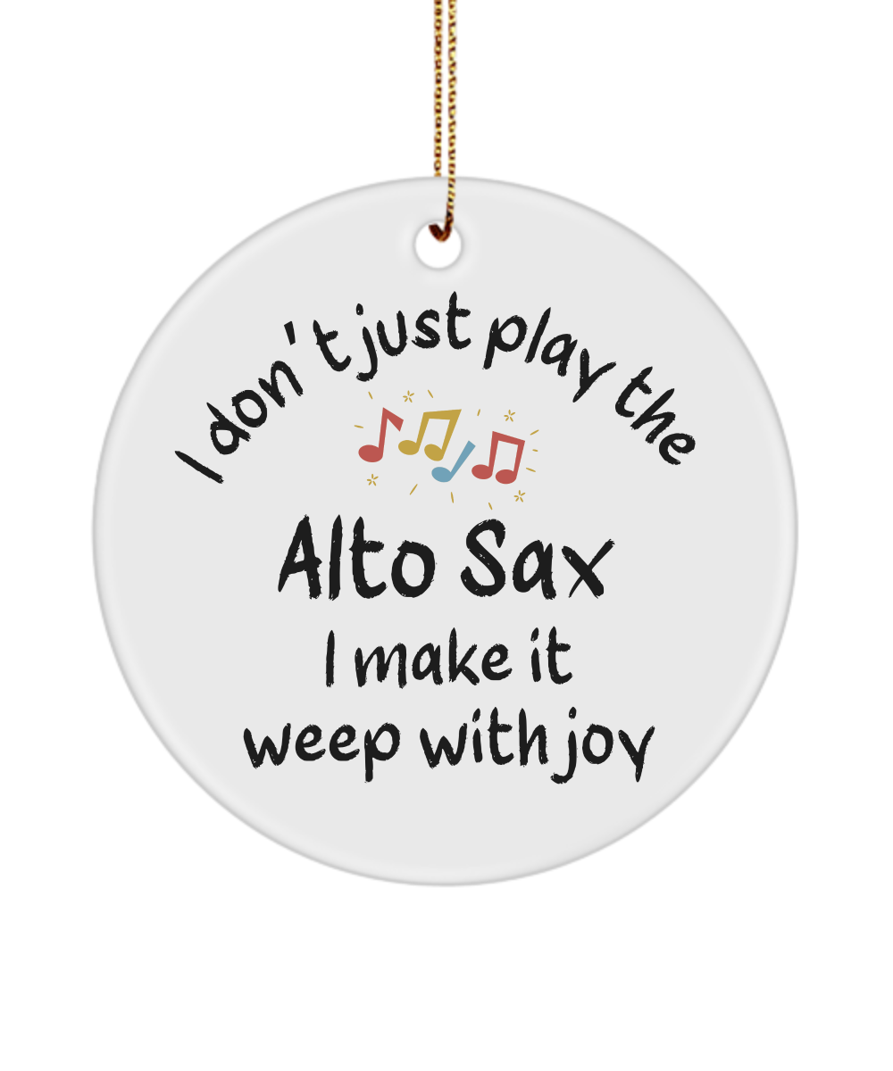 Alto Sax Ornament, Gifts For Musicians, Gift For Alto Sax Player, Music Gift, Music Lover Gift, Musician Gifts