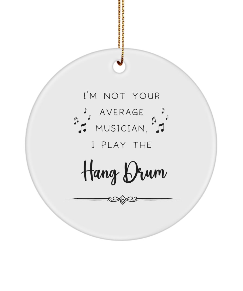 Hang Drum Coffee Ornament, Gifts for Best Musician Ever, Gift for Hang Drum Player, Christmas, Birthday, Event Keepsake