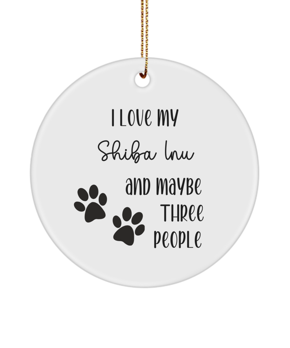 Shiba Inu ornament, dog lover gift, pet ornament, pet lover gift, puppy love gift, animal lover gift