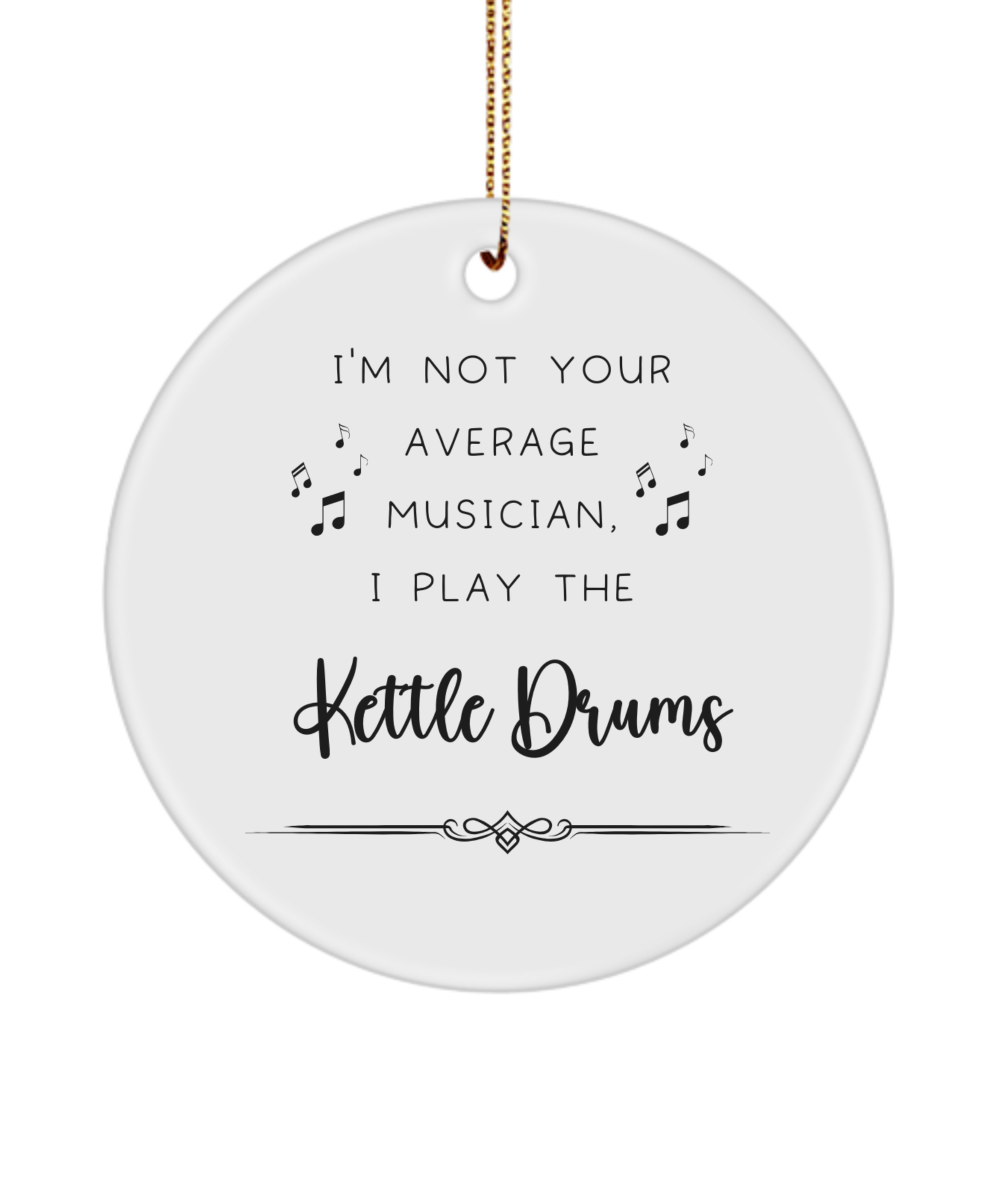 Kettle Drums Coffee Ornament, Gifts for Best Musician Ever, Gift for Kettle Drums Player, Christmas, Birthday, Event Keepsake