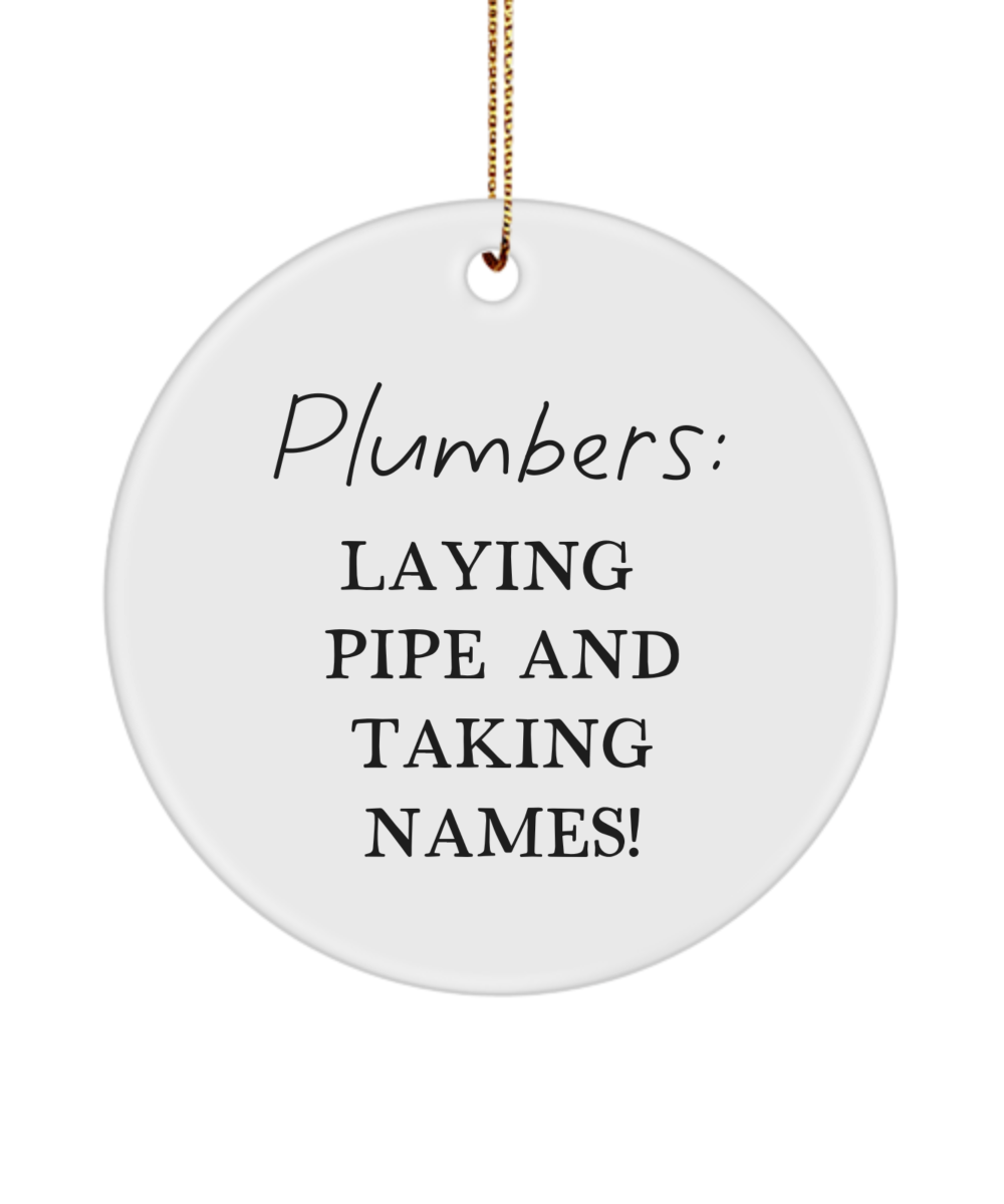 Plumber Gifts, Gifts for Plumbers, Best Plumber Gift, Handyman Gift, Plumbing Gift, Plumber Keepsake, Funny Plumber Ornament