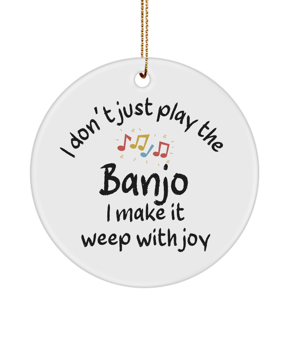 Banjo Ornament, Gifts For Musicians, Gift For Banjo Player, Music Gift, Music Lover Gift, Musician Gifts