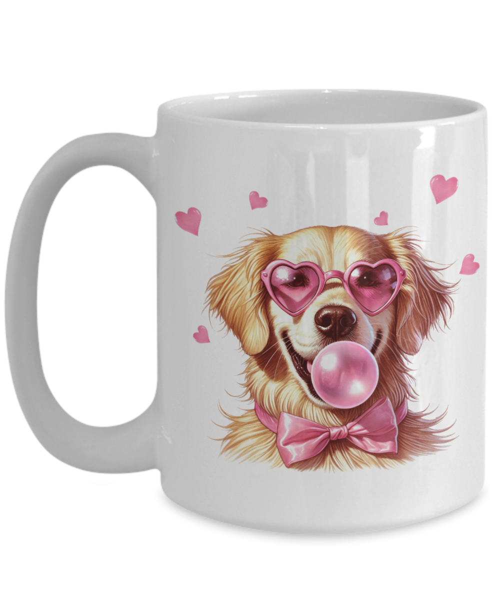 Valentines Day Golden Retriever Mug