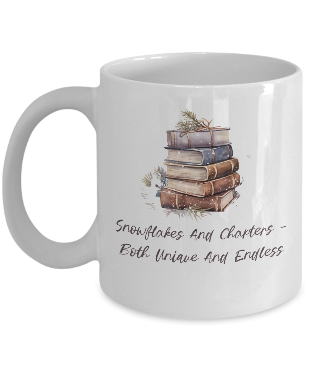 Cozy Winter Reading Mug, Book Lover Coffee Mug, Winter Bookish Coffee Mug, Book Lover Mug, Reading Coffee Mug, Reading Mug