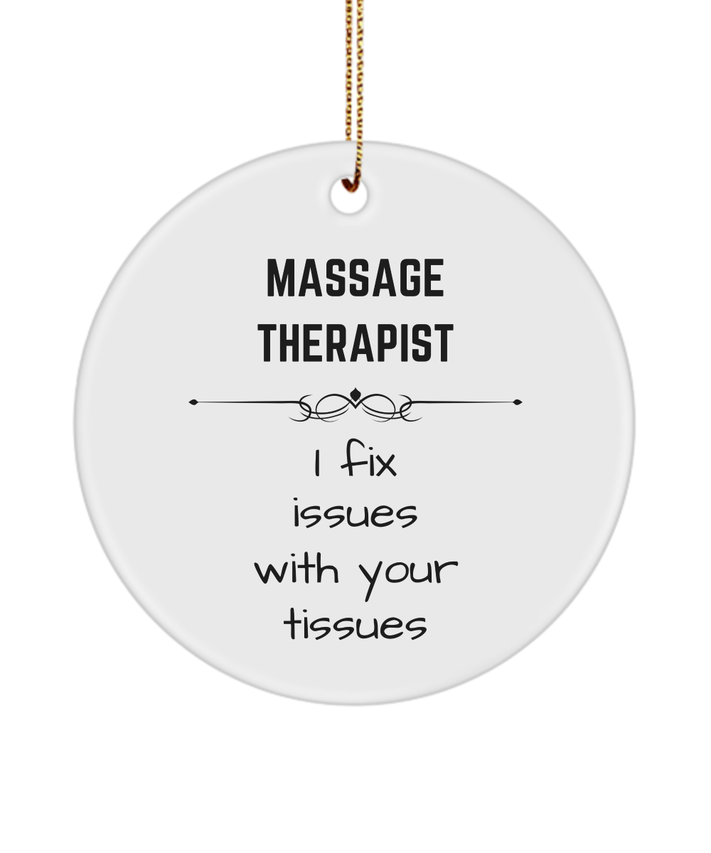 Massage Therapist Gift, Massage Therapy Ornament, Spa Gift, Masseuse Gift, Self Care Keepsake, Stress Relief Gift, Therapist Thank You Gift