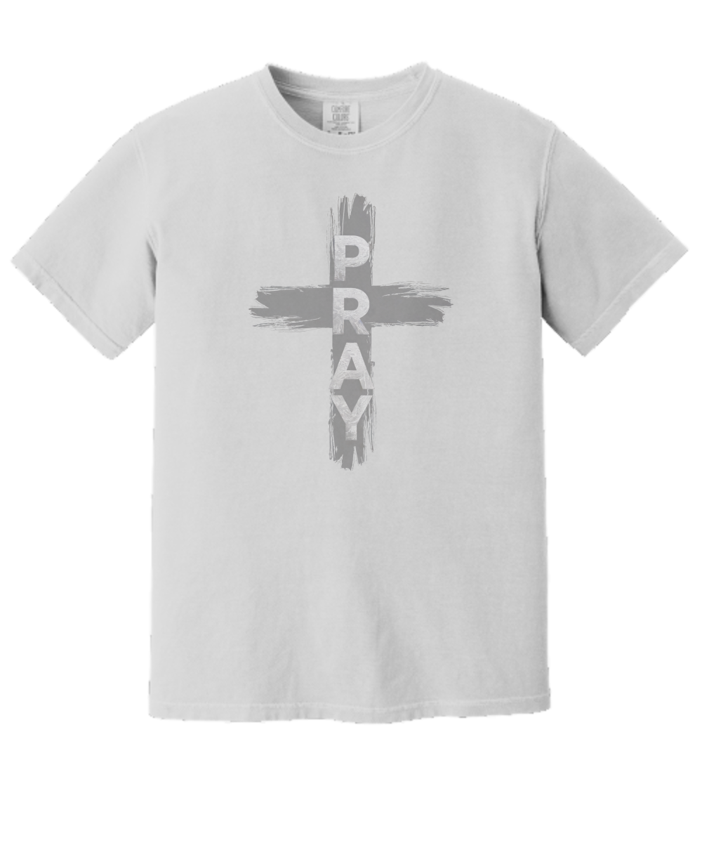 Pray Shirt, Faith Shirt, Jesus Shirt, Pray On It, Pray Over It, Pray Through It Shirt, Christian Shirt, Comfort Colors®