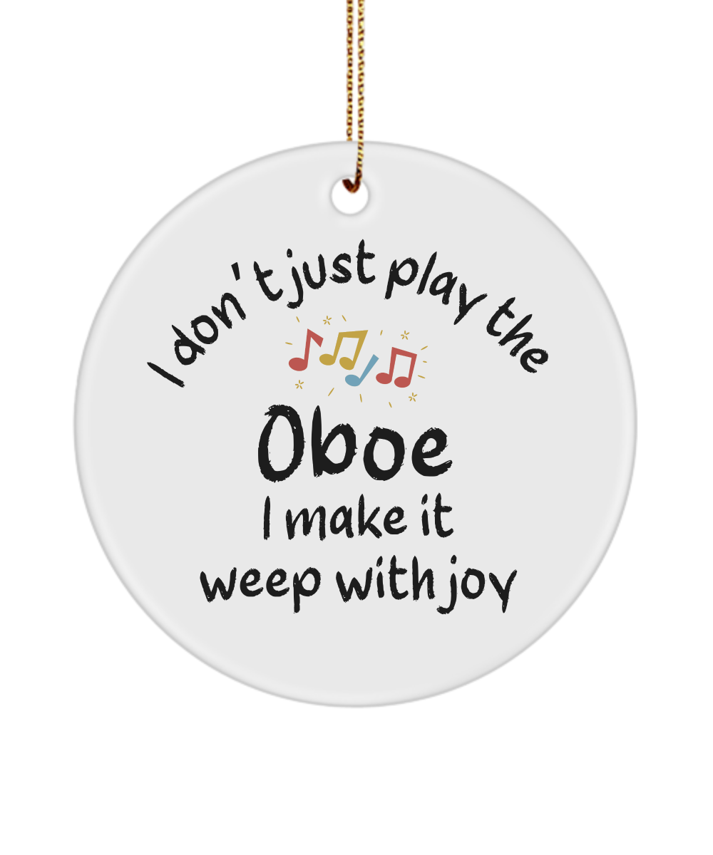 Oboe Ornament, Gifts For Musicians, Gift For Oboe Player, Music Gift, Music Lover Gift, Musician Gifts