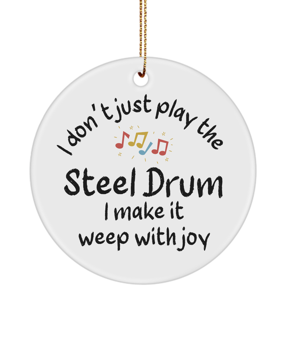 Steel Drum Ornament, Gifts For Musicians, Gift For Steel Drum Player, Music Gift, Music Lover Gift, Musician Gifts