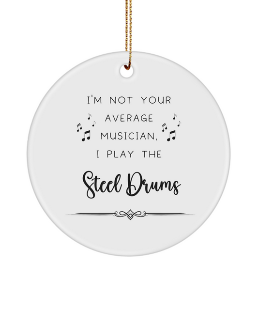 Steel Drums Coffee Ornament, Gifts for Best Musician Ever, Gift for Steel Drums Player, Christmas, Birthday, Event Keepsake