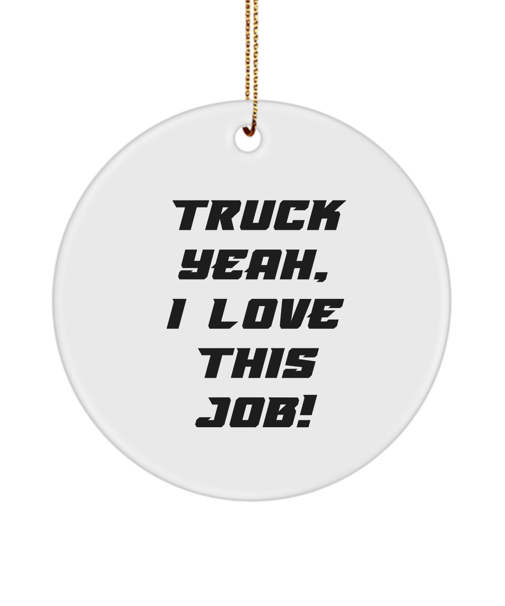 Trucker Gifts for Truck Driver, Truck Driver Gifts, Truck Driver Ornament, Semi-trailer Truck Driver, Truck Driver Appreciation Gifts