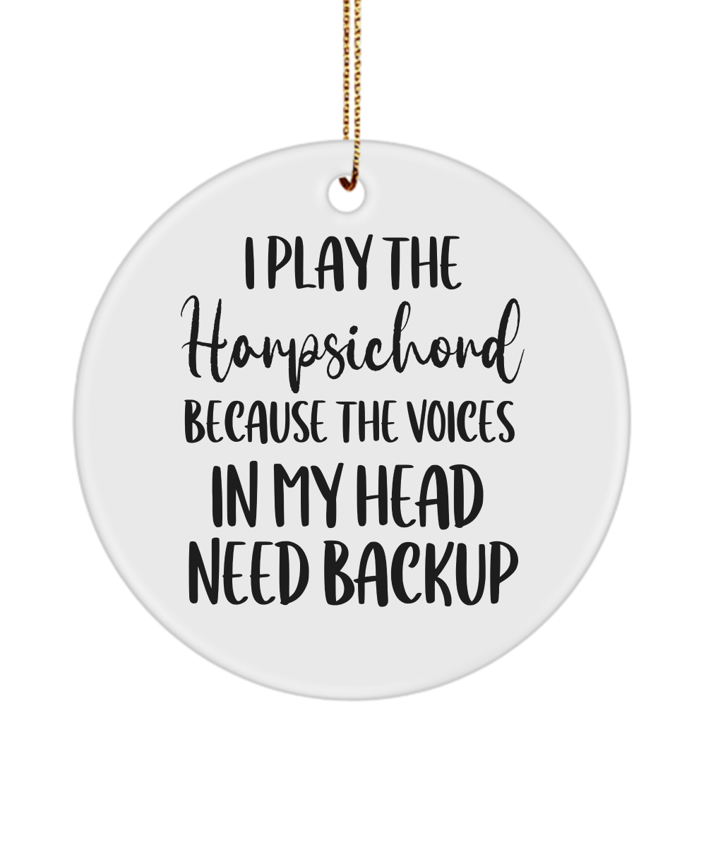 Harpsichord Ornament, Gift For Harpsichord Player, Gifts For Musicians, Music Gift, Music Lover Gift, Musician Gifts