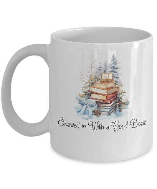 Cozy Winter Reading Mug, Book Lover Coffee Mug, Reading Coffee Mug, Reading Mug, Winter Bookish Coffee Mug, Book Lover Mug