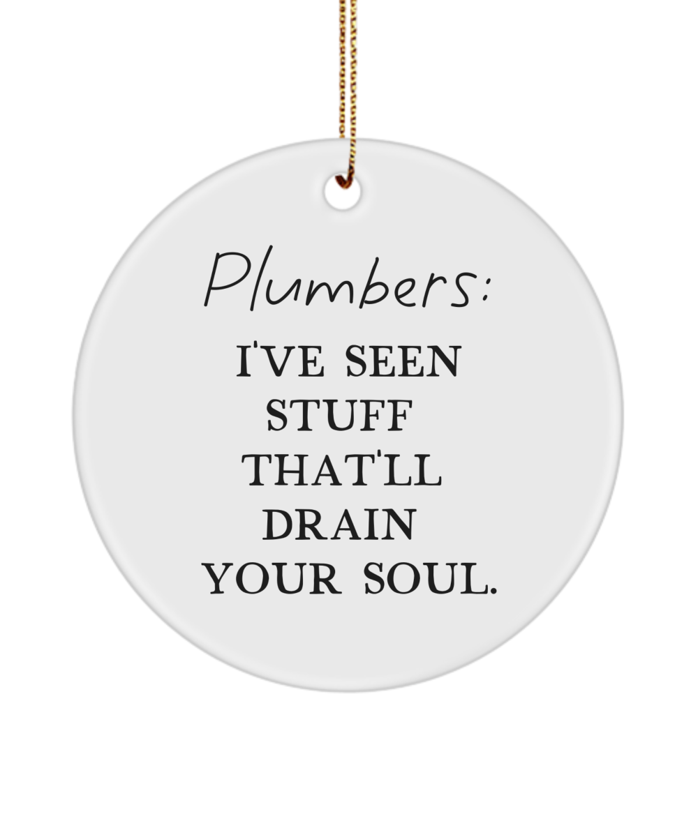 Plumber Gifts, Gifts for Plumbers, Plumber Keepsake, Best Plumber Gift, Handyman Gift, Plumbing Gift, Funny Plumber Ornament