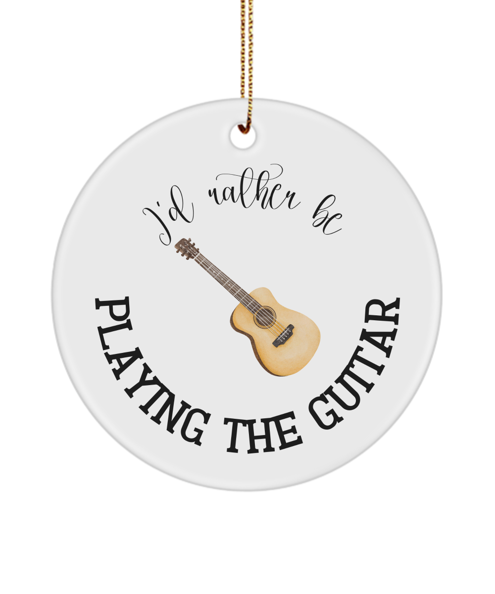 Guitar Ornament, Guitar Player Gift, Musician Gift, Music Ornament, Guitarist Present, Music Lover Gift, Unique Guitar Gift