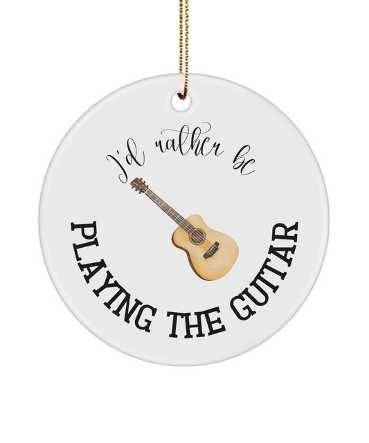 Guitar Ornament, Guitar Player Gift, Musician Gift, Music Ornament, Guitarist Present, Music Lover Gift, Unique Guitar Gift