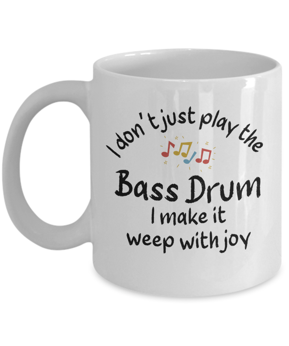 Bass Drum Mug, Gifts For Musicians, Music Gift, Music Lover Gift, Musician Gifts, Gift For Bass Drum Player