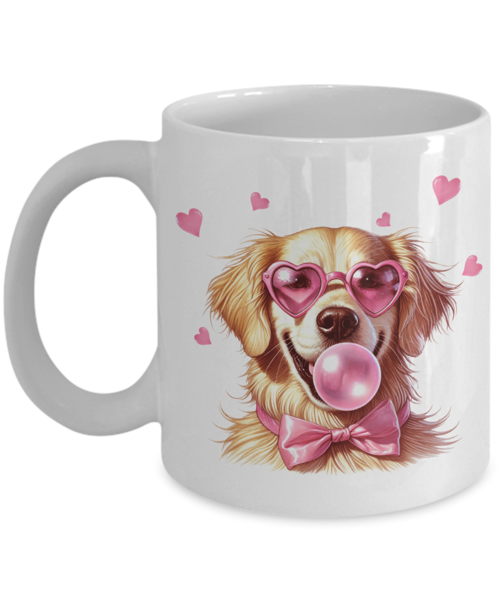 Valentines Day Golden Retriever Mug