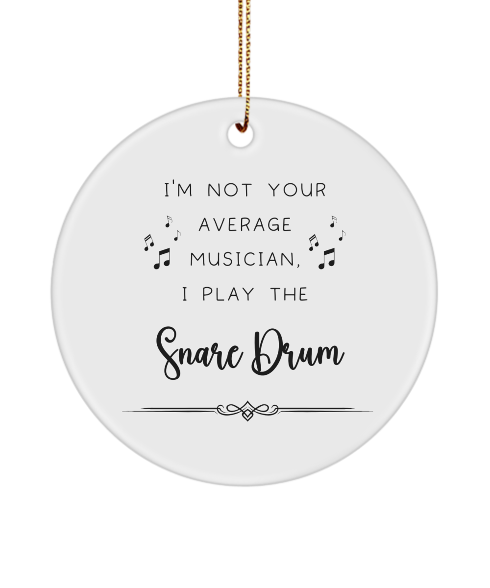 Snare Drum Coffee Ornament, Gifts for Best Musician Ever, Gift for Snare Drum Player, Christmas, Birthday, Event Keepsake