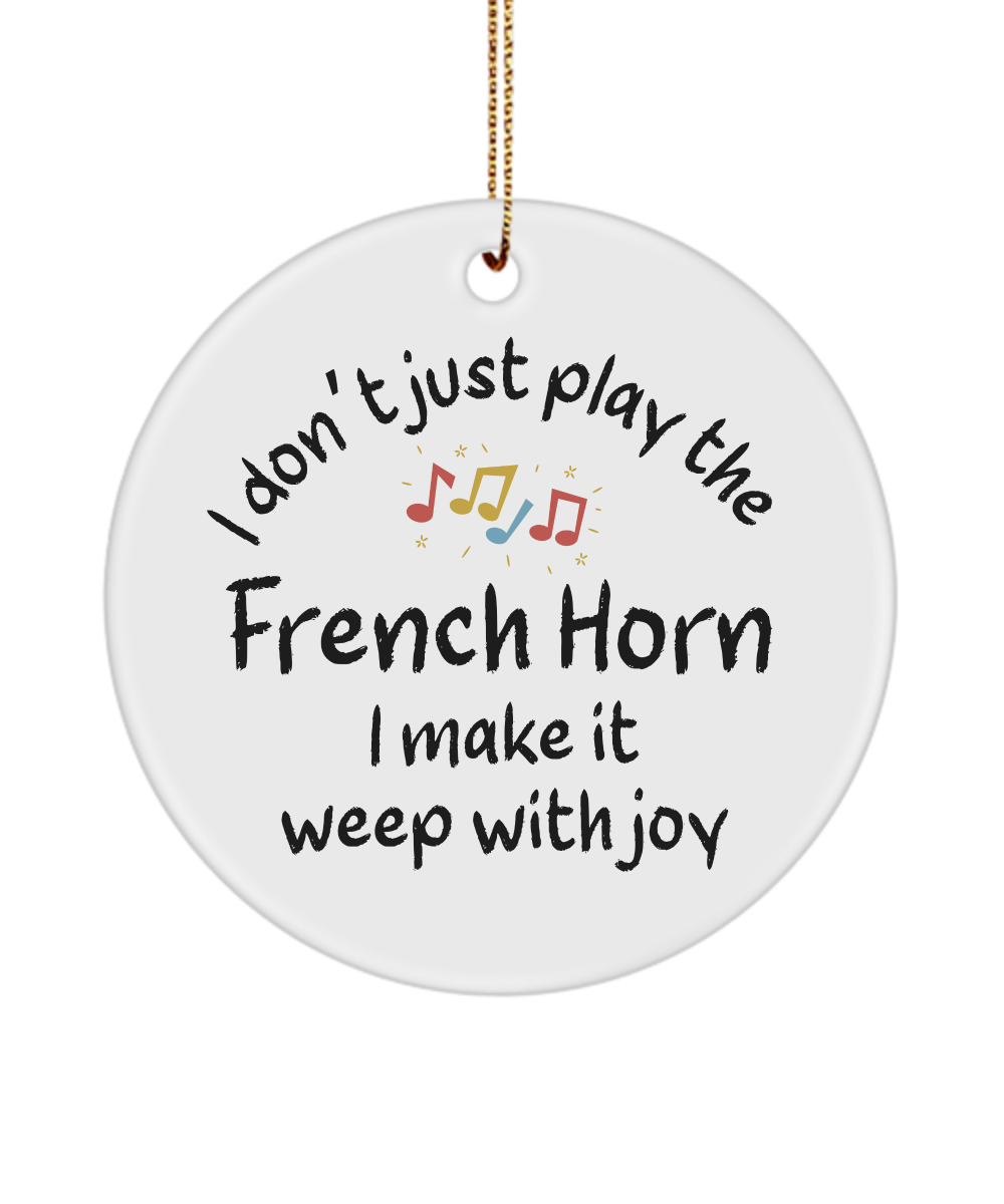 French Horn Ornament, Gifts For Musicians, Gift For French Horn Player, Music Gift, Music Lover Gift, Musician Gifts