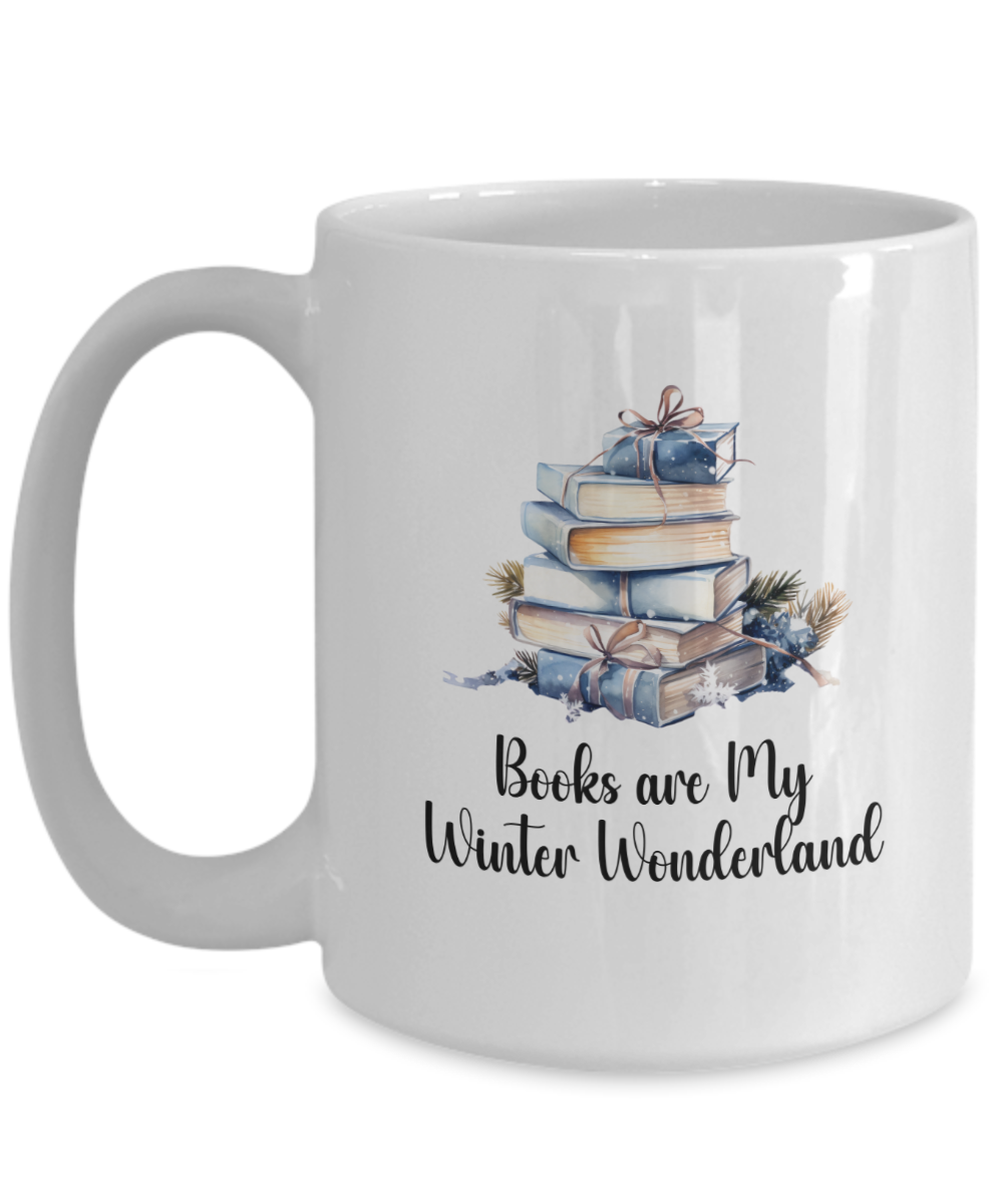 Cozy Winter Reading Mug, Winter Bookish Coffee Mug, Book Lover Mug, Book Lover Coffee Mug, Reading Coffee Mug, Reading Mug