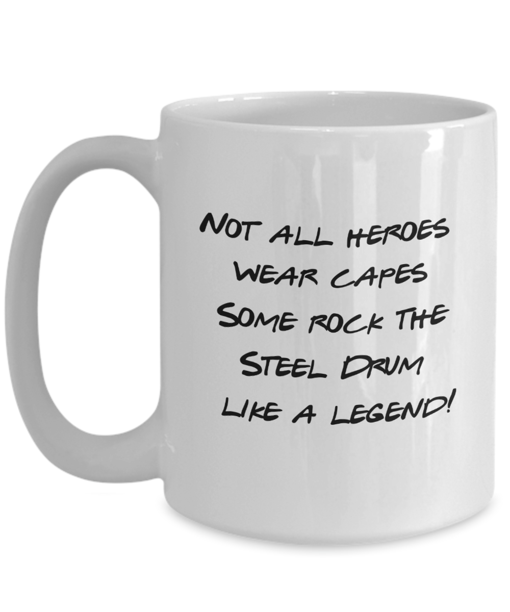 Steel Drum Mug, Gift For Steel Drum Player, Gifts For Musicians, Music Gift, Music Lover Gift, Musician Gifts