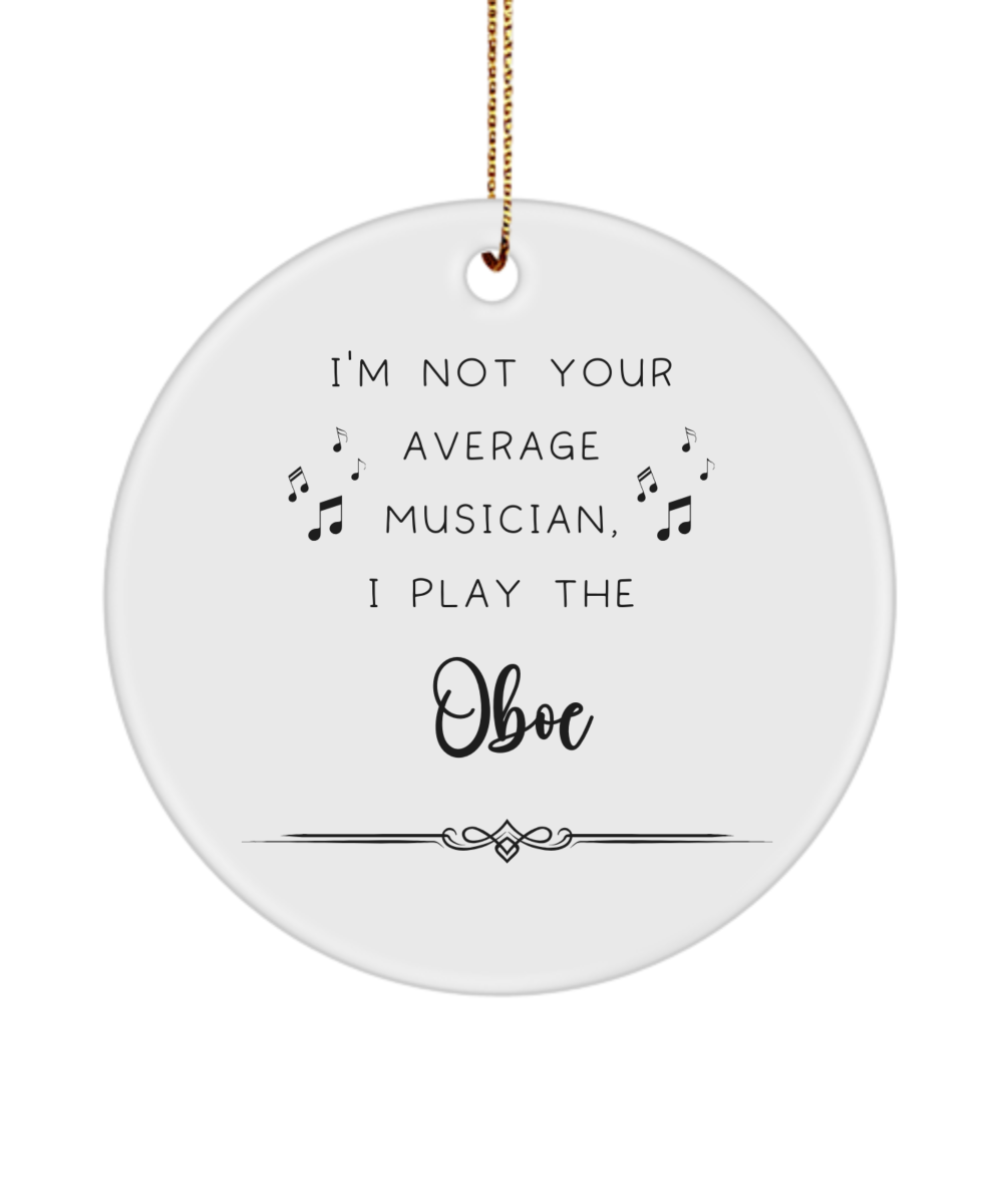 Oboe Coffee Ornament, Gifts for Best Musician Ever, Gift for Oboe Player, Christmas, Birthday, Event Keepsake