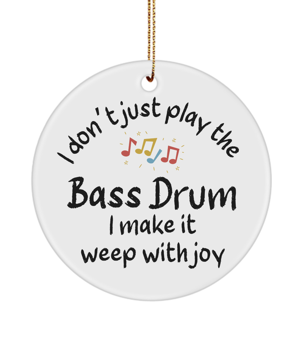 Bass Drum Ornament, Gifts For Musicians, Gift For Bass Drum Player, Music Gift, Music Lover Gift, Musician Gifts