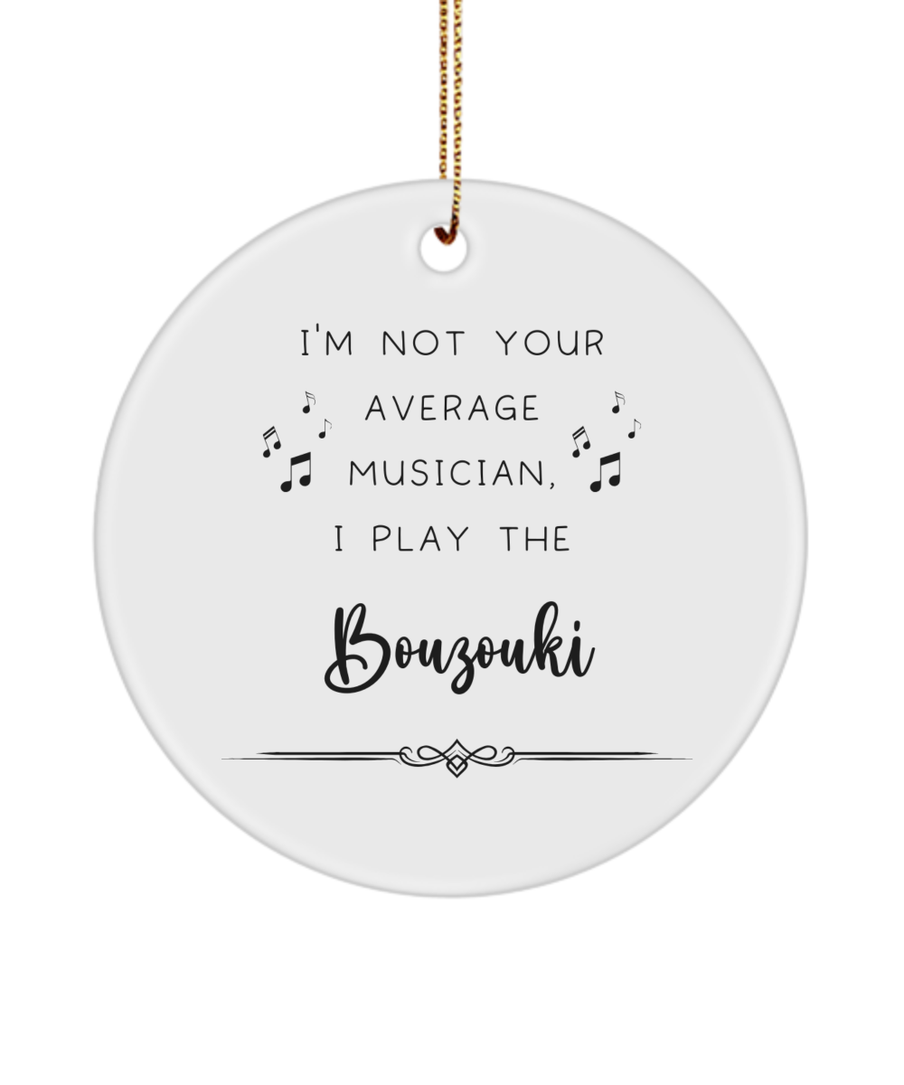 Bouzouki Coffee Ornament, Gifts for Best Musician Ever, Gift for Bouzouki Player, Christmas, Birthday, Event Keepsake