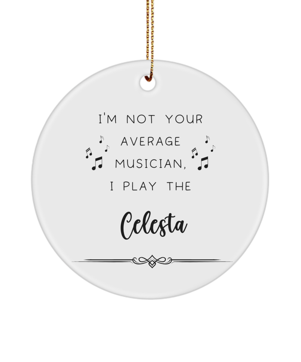 Celesta Ornament, Gifts for Best Musician Ever, Gift for Celesta Player, Christmas, Birthday, Event Keepsake