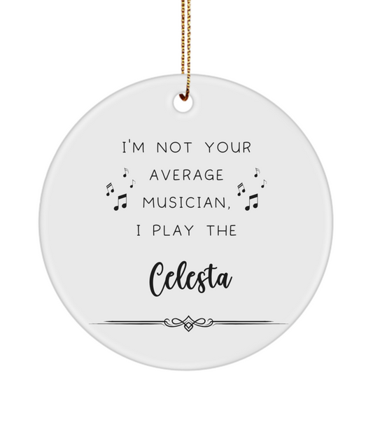 Celesta Ornament, Gifts for Best Musician Ever, Gift for Celesta Player, Christmas, Birthday, Event Keepsake