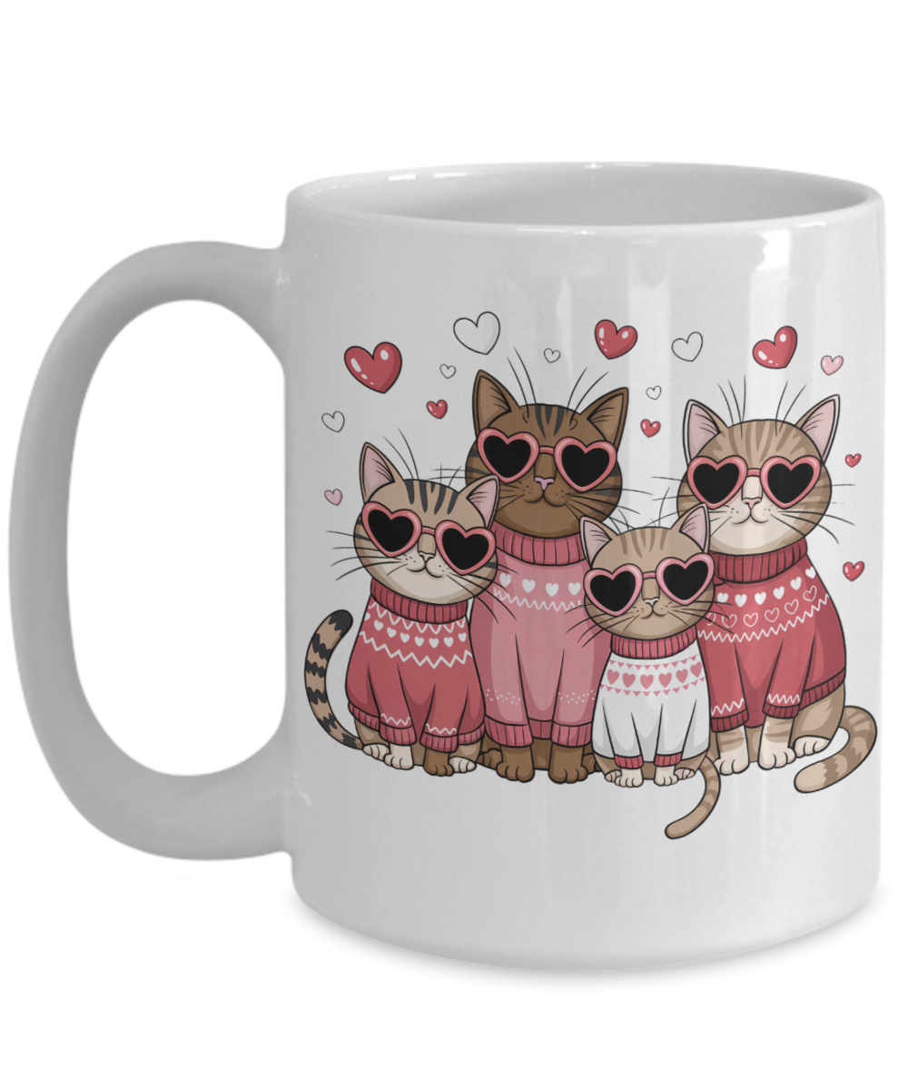 Valentines Cat Lover Mug