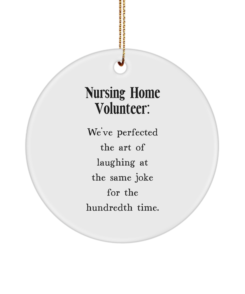 Volunteer Gift, Nursing Home Ornament, Elder Care Keepsake, Senior Citizen Helper, Healthcare Worker Gift, Caregiver Gift, Thank You Gift