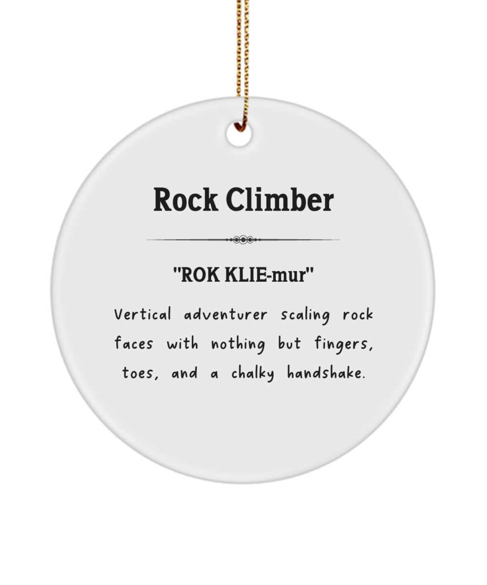 Rock Climber Gift, Climbing Ornament, Bouldering Gift, Mountaineer Gift, Rock Climbing Keepsake, Outdoor Lover Gift, Adventure Gift