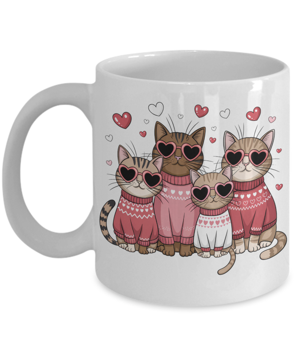 Valentines Cat Lover Mug