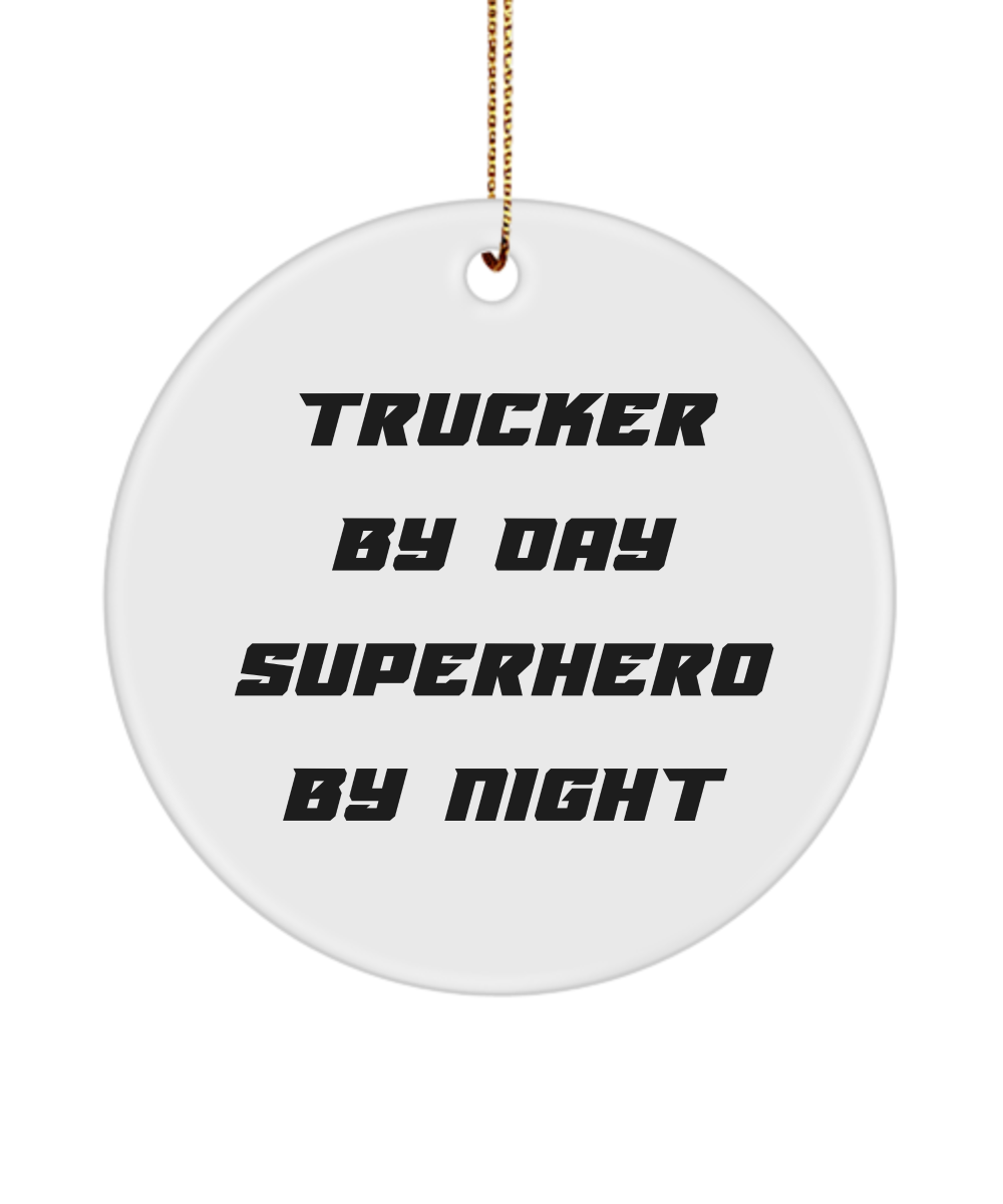 Trucker Gifts for Truck Driver, Semi-trailer Truck Driver, Truck Driver Appreciation Gifts, Truck Driver Gifts, Truck Driver Ornament