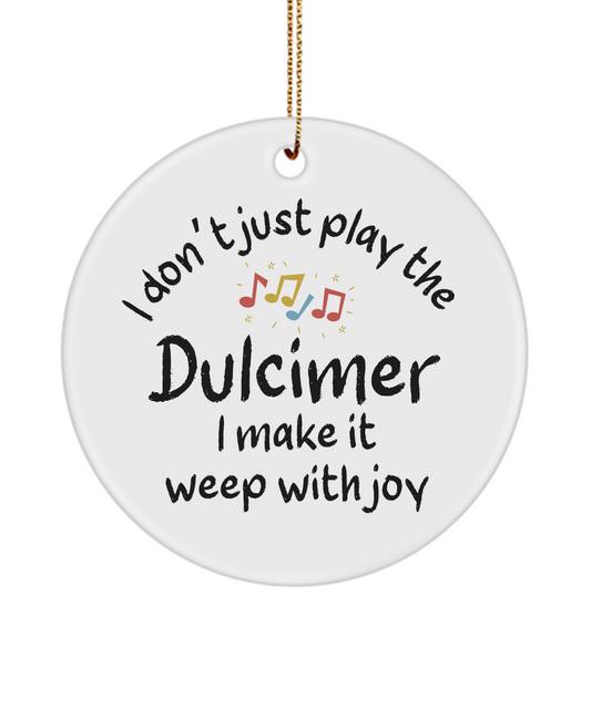 Dulcimer Ornament, Gifts For Musicians, Gift For Dulcimer Player, Music Gift, Music Lover Gift, Musician Gifts