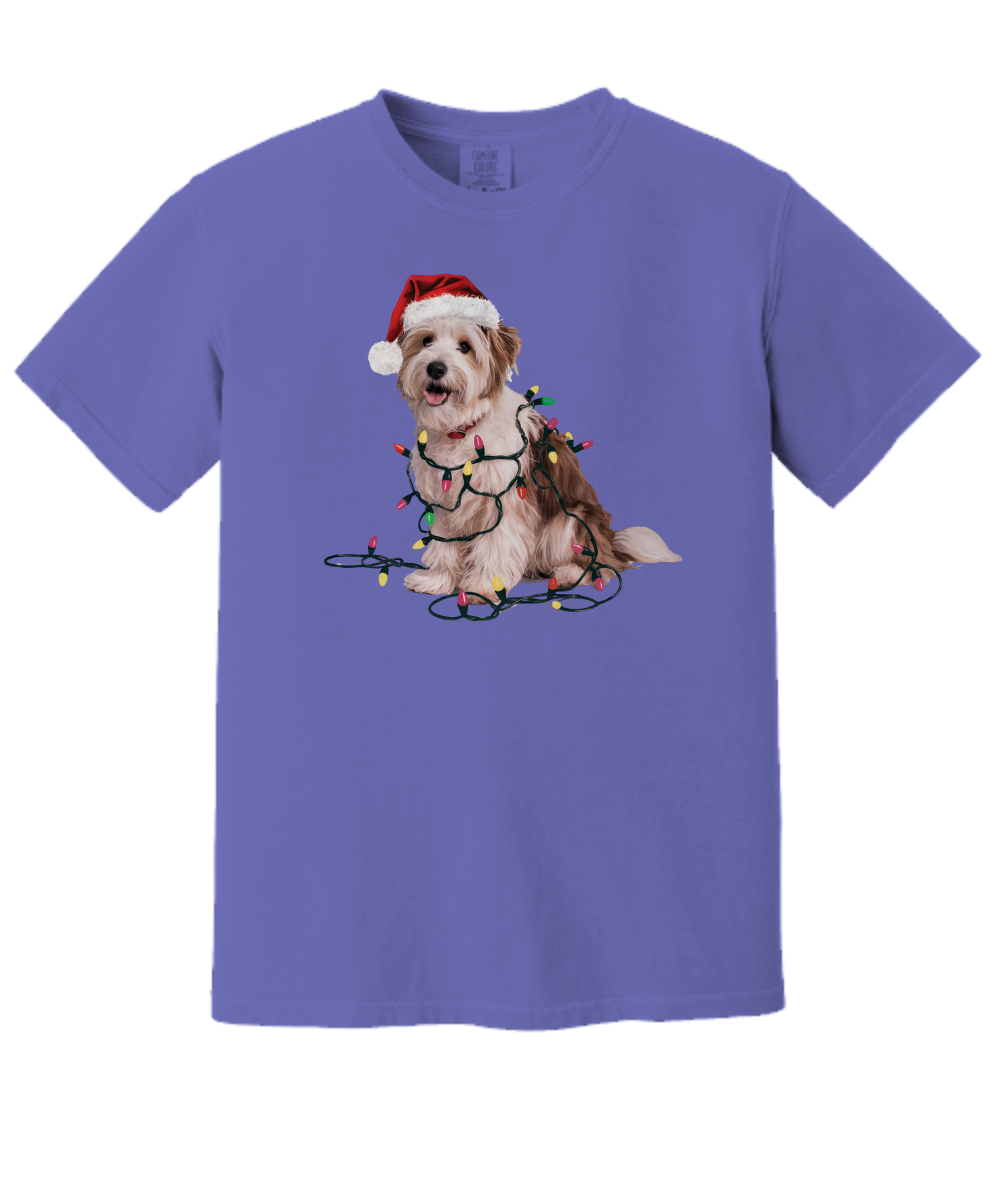 Christmas Coton De Tulear Shirt, Christmas Lights Dog Tee, Christmas Dog Tee, Coton De Tulear Mom Tshirt, Gift for Dog Lover