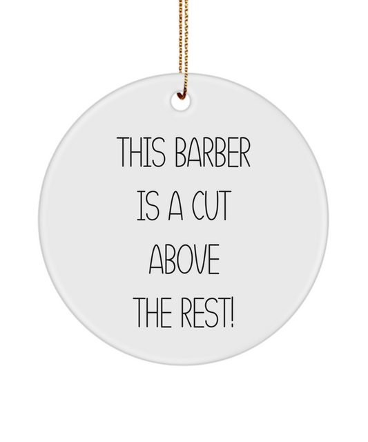 Barber gifts, beginning barber gifts, barber gift, barber shop, barber shop ornament, hair stylist gift, barber shop decor, gift for barber