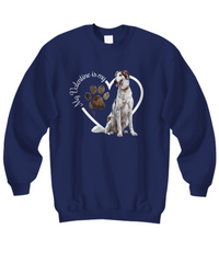 Load image into Gallery viewer, Valentine Borzoi Sweatshirt, Borzoi Mom, Valentine Heart Dog, Valentine Dog Sweatshirt, Gift for Dog Lover
